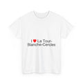 T-Shirt Ich liebe la tour-blanche-cercles