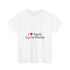 T-Shirt Ich liebe Saint-Cyr-la-Roche