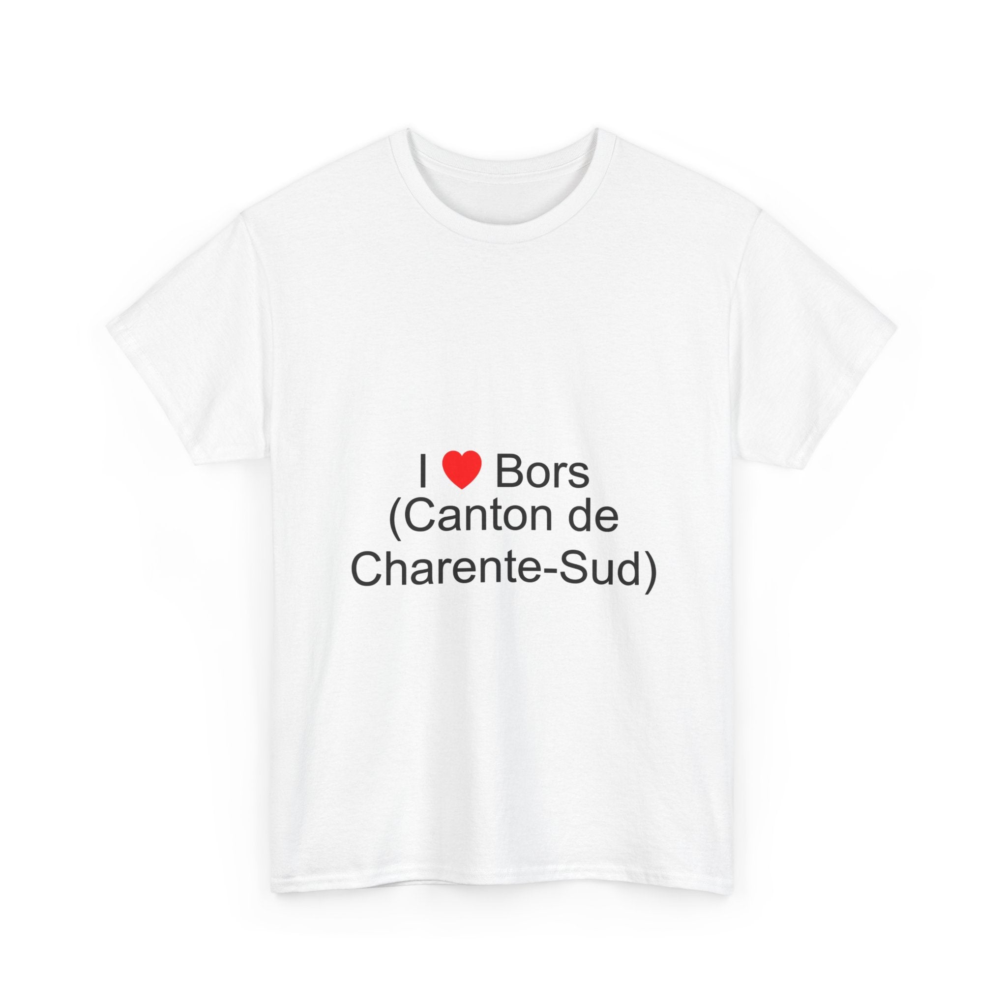 I love Bors t-shirt (canton of Charente-Sud)