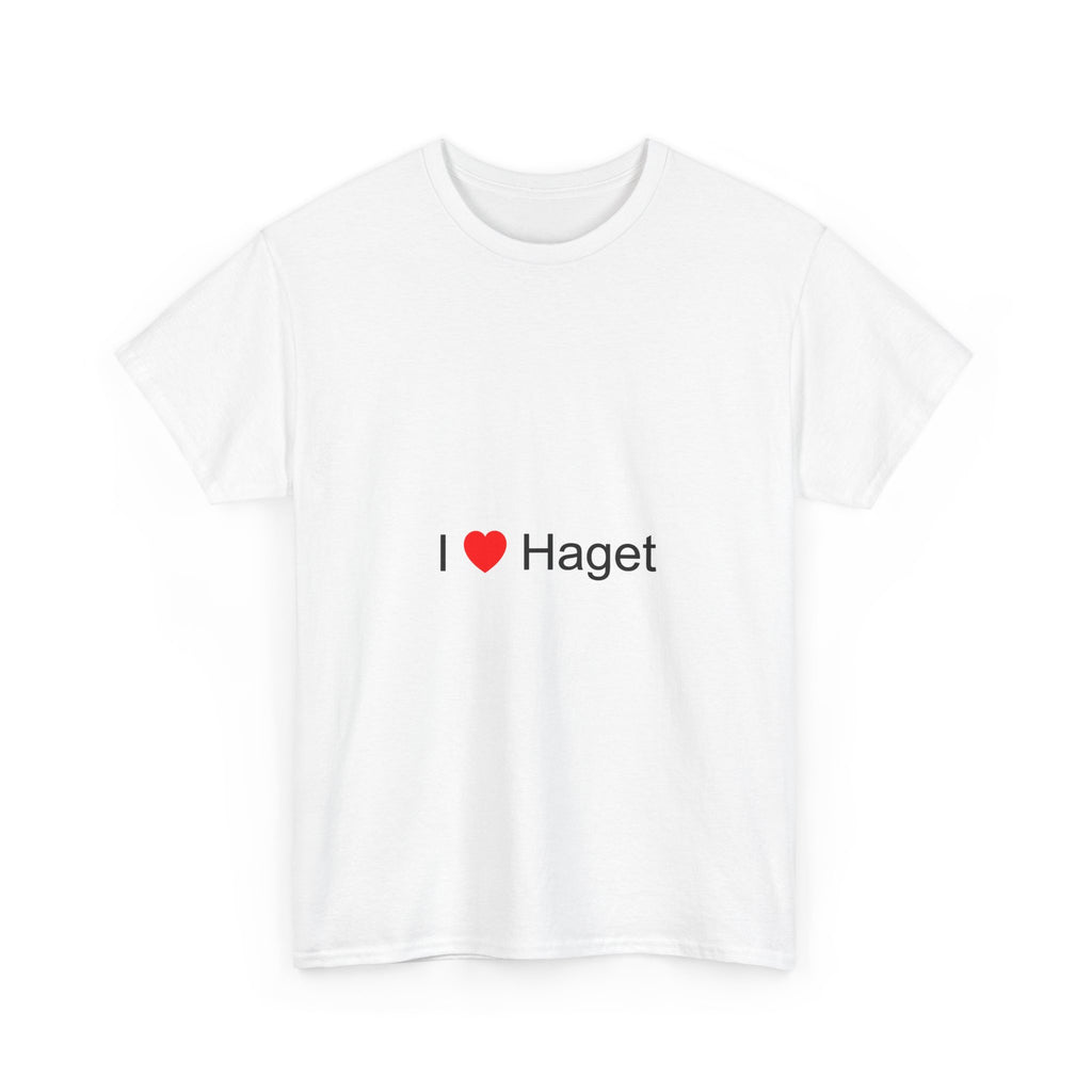 T-shirt I love haget