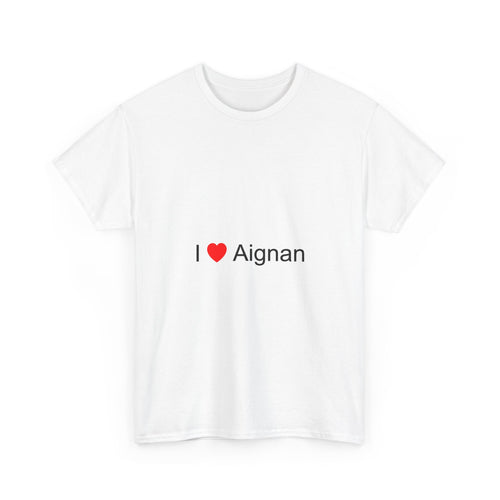 T-shirt I love Aignan