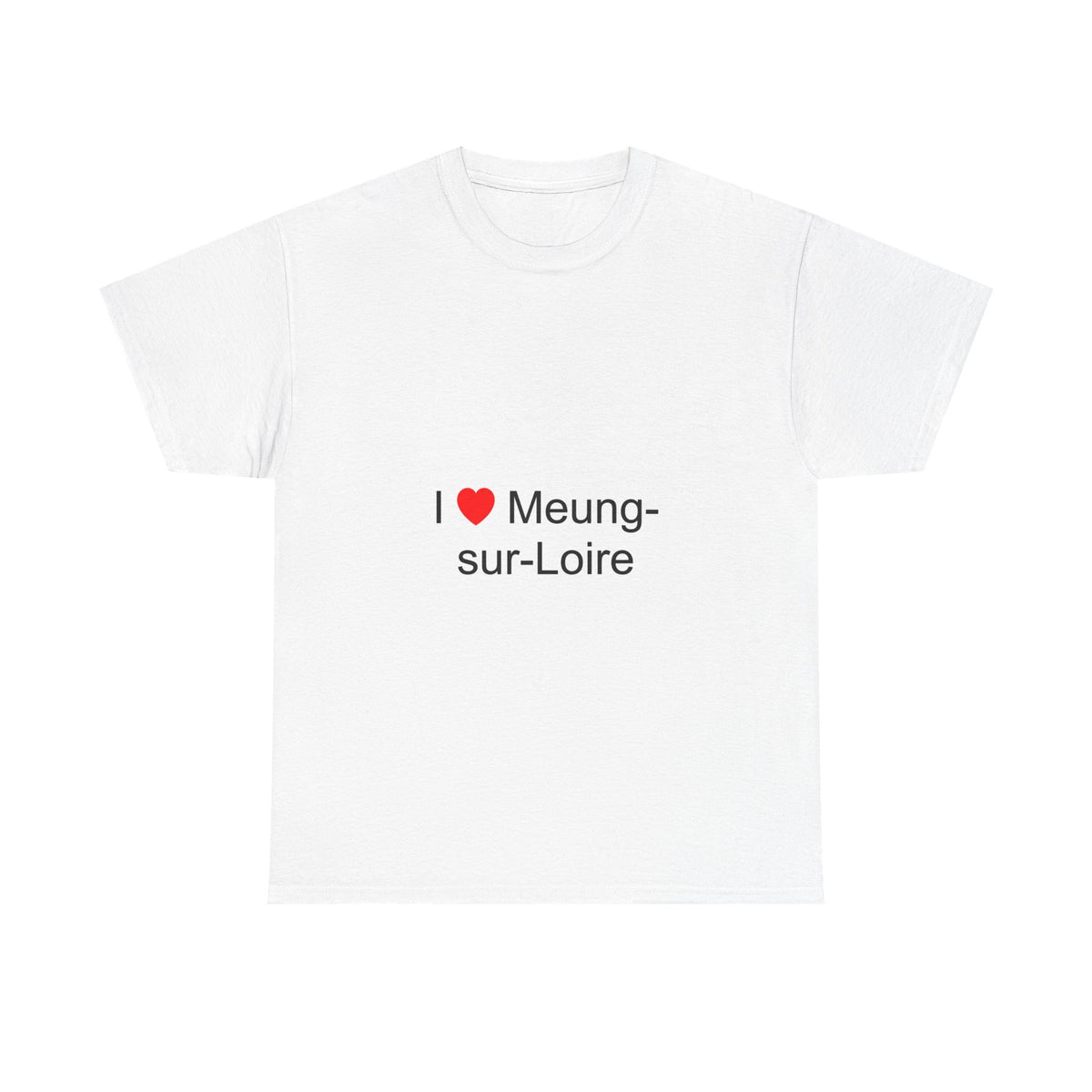 T-shirt I love meung-sur-loire