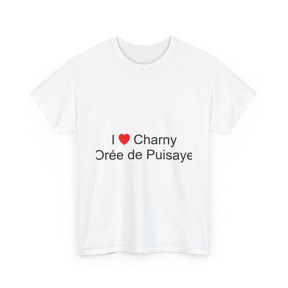 T-shirt I love charny orée de puisaye