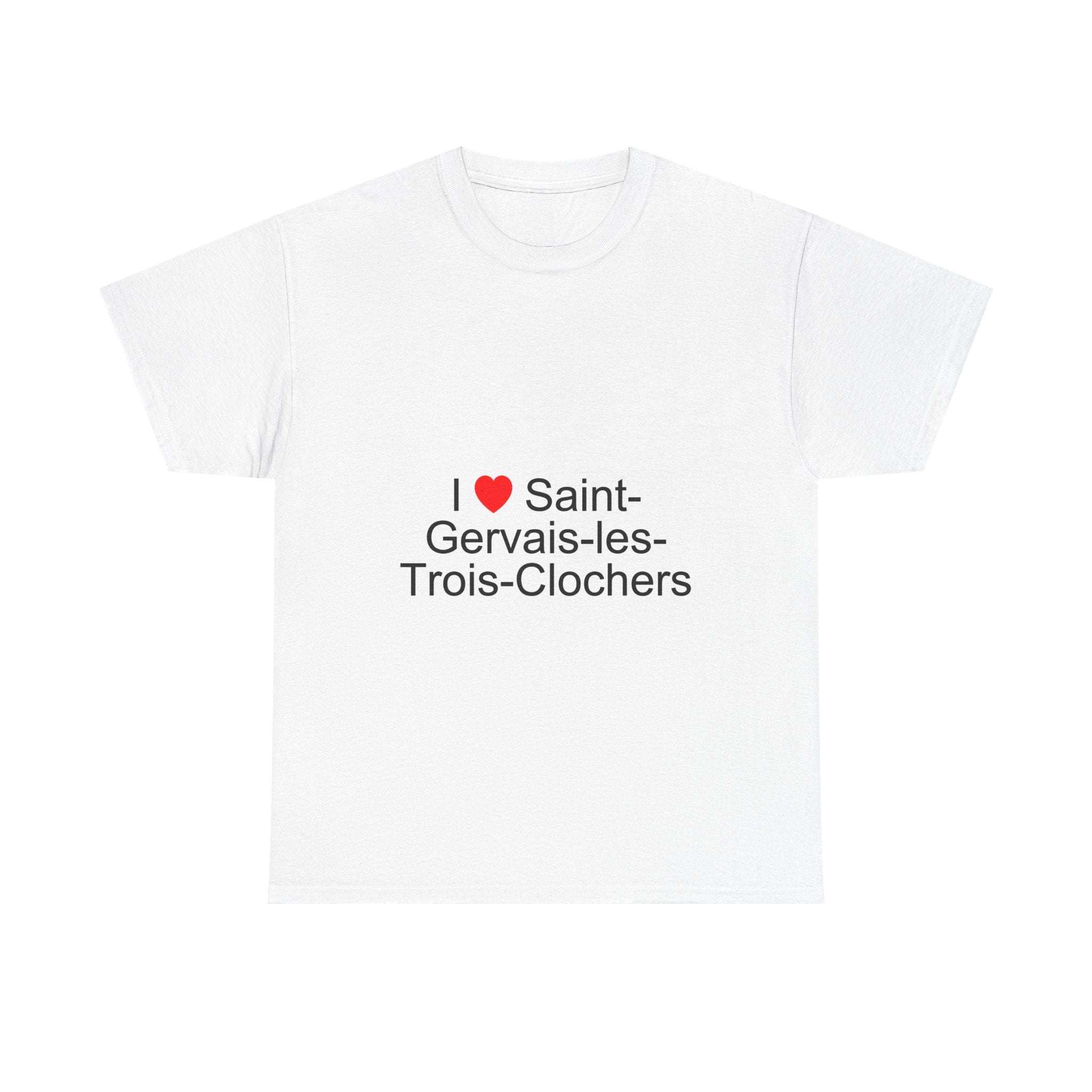 T-Shirt I love Saint-Gervais-les-Trois-Clochers