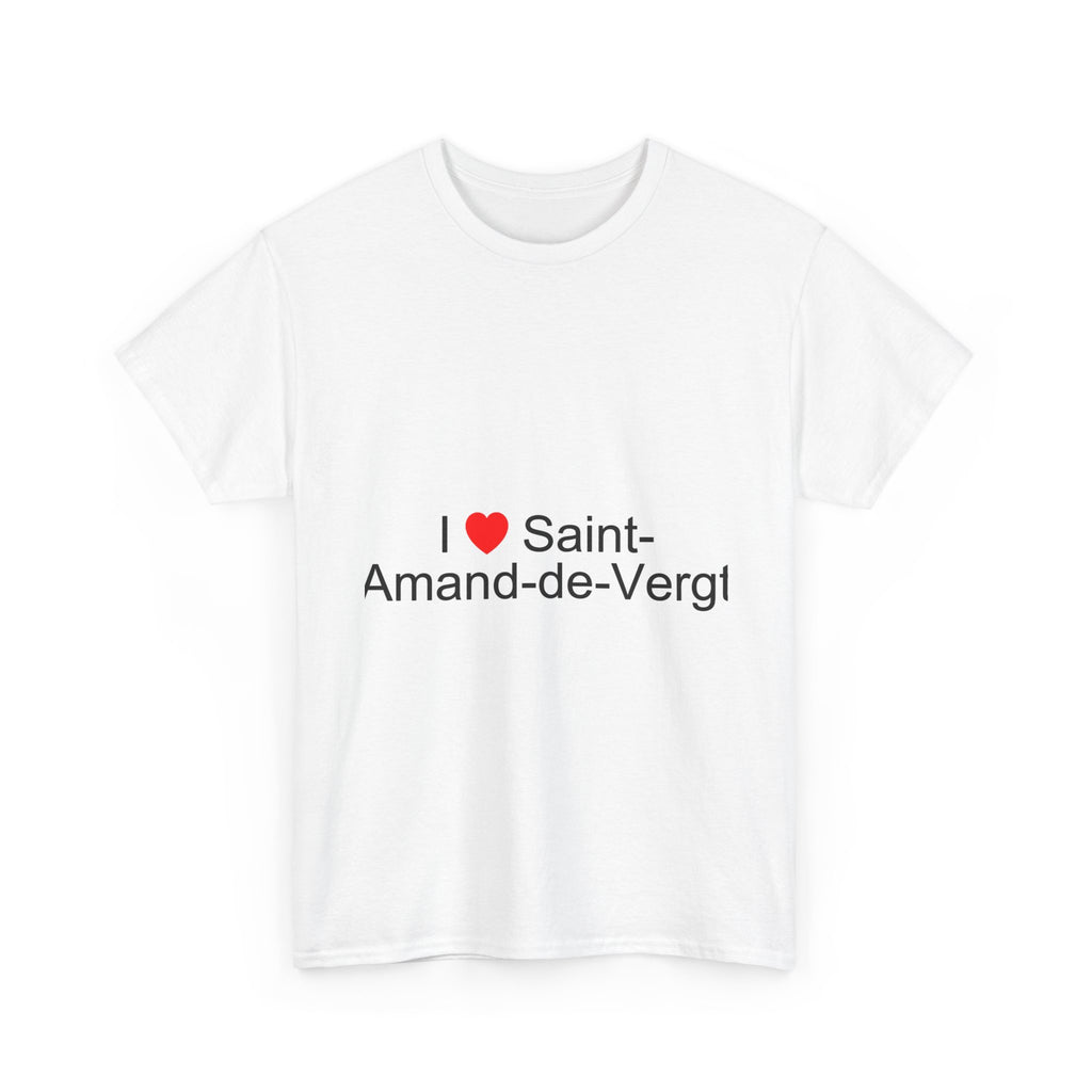 T-shirt I love saint-amand-de-vergt