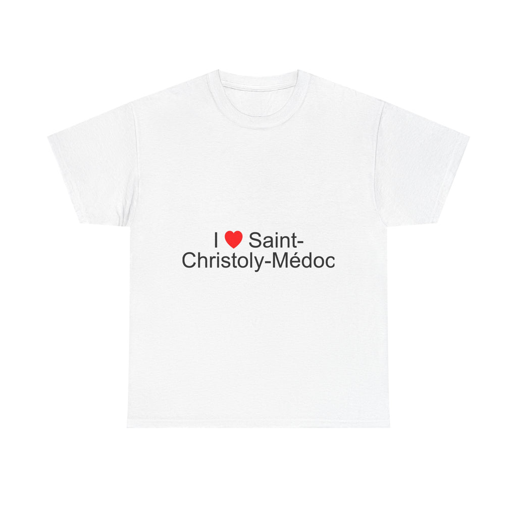 T-Shirt Ich liebe Saint-Christoly-Médoc