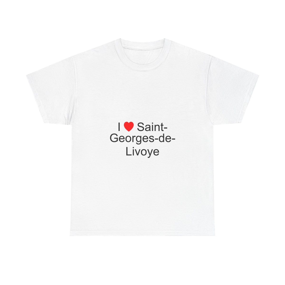 T-Shirt Ich liebe Saint-Georges-de-Livoye