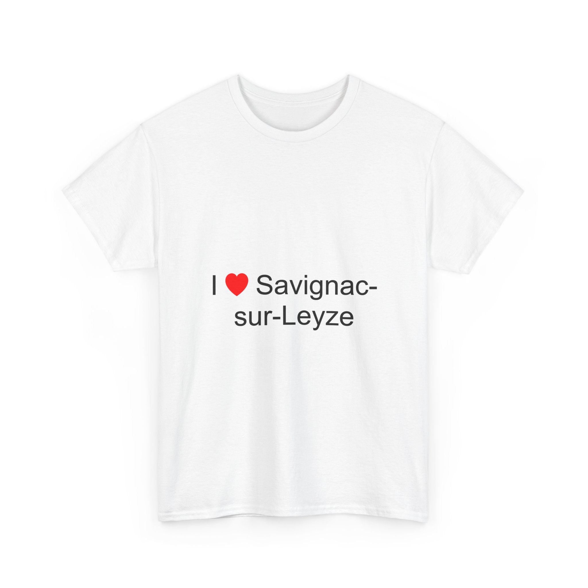 T-shirt I love Savignac-sur-Leyze