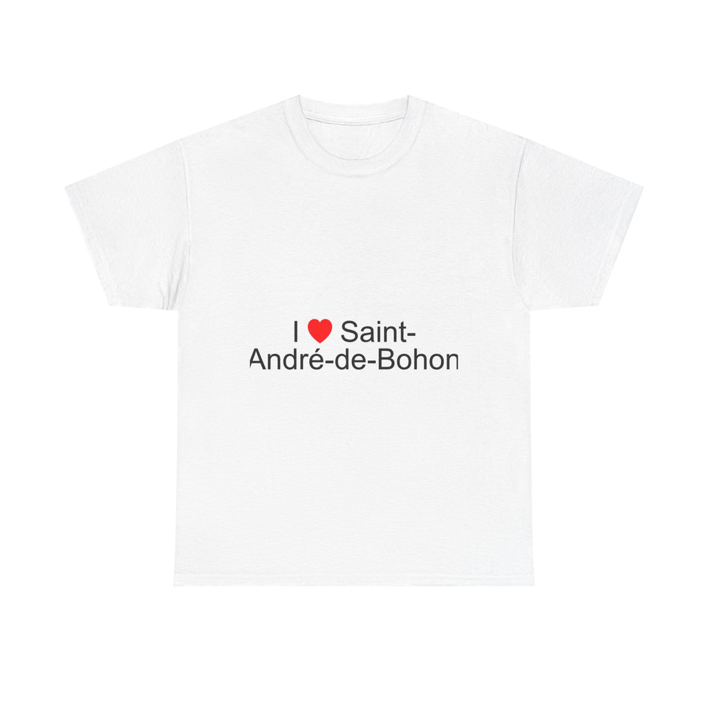 T-Shirt „Ich liebe Saint-André-de-Bohon“