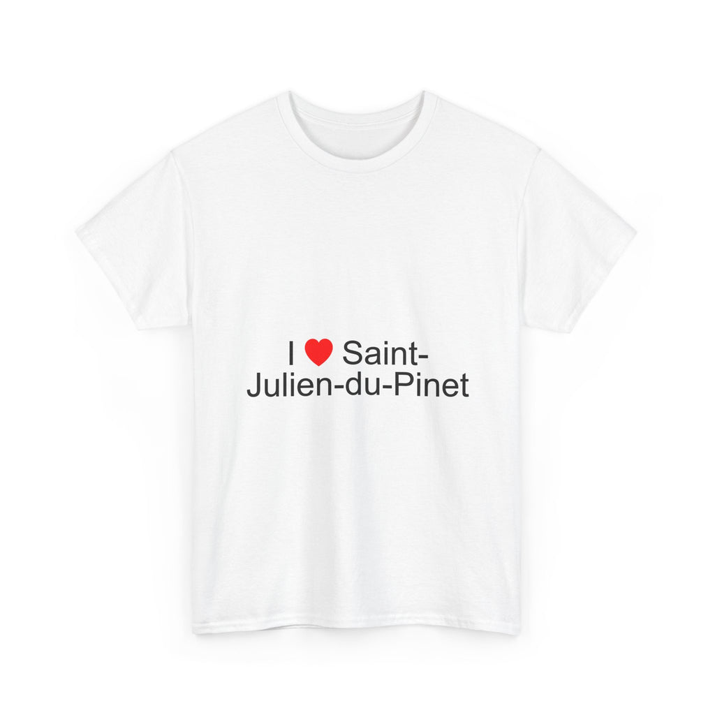 T-Shirt Ich liebe Saint-Julien-du-Pinet