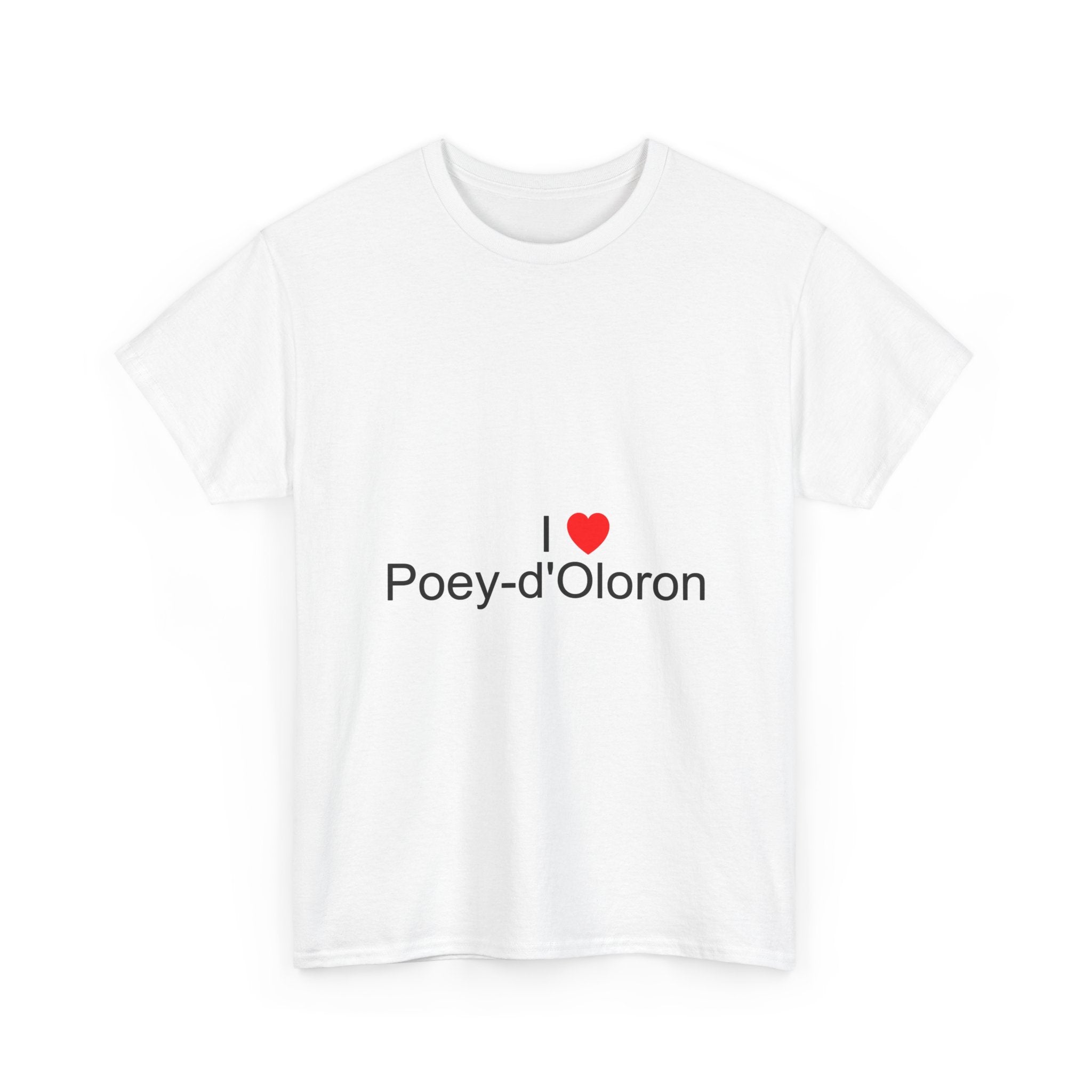 T-Shirt Ich liebe Poey-d'Oloron