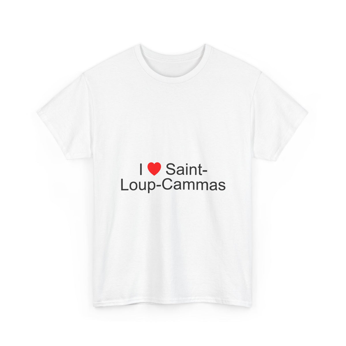 T-shirt I love saint-loup-cammas