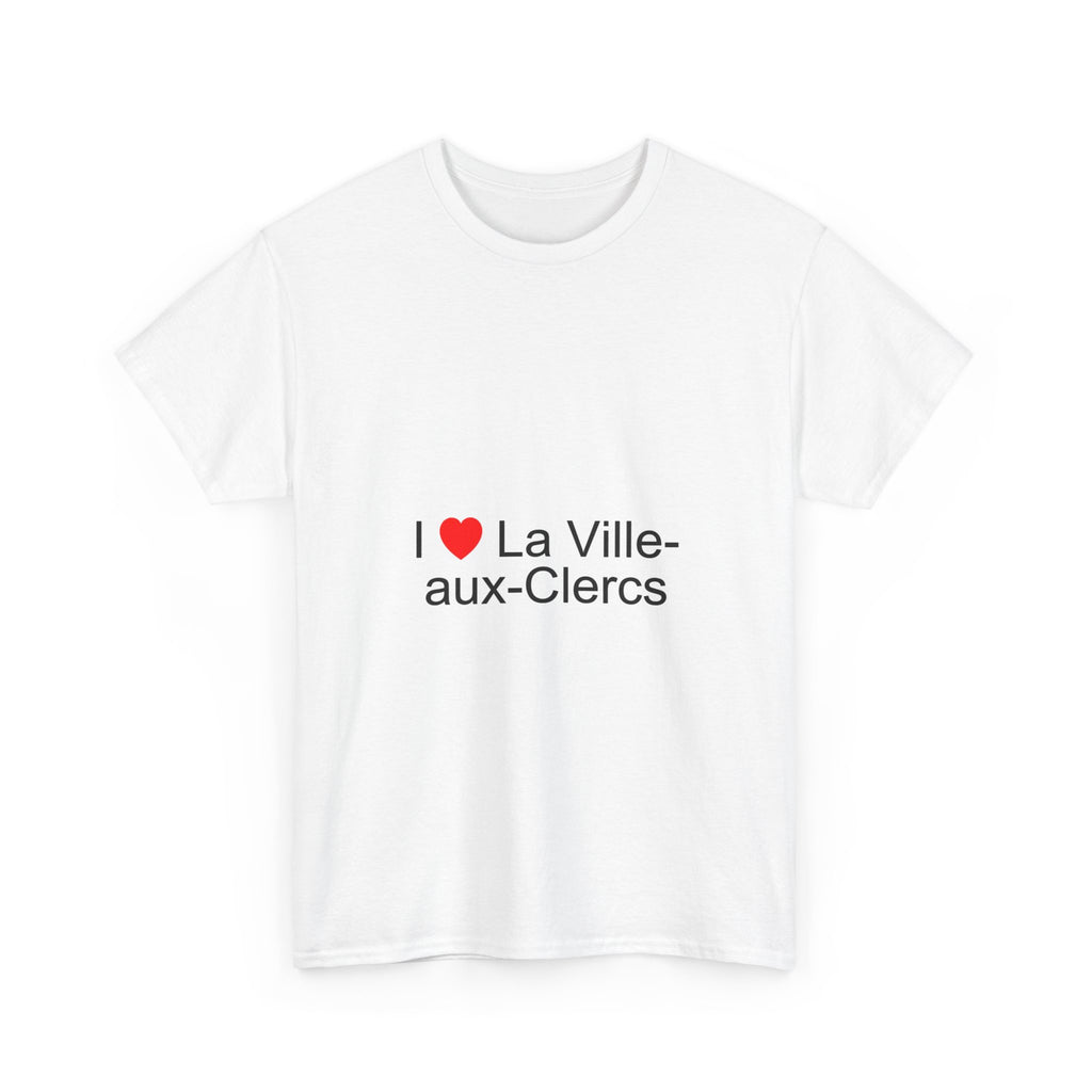 T-shirt I love La Ville-aux-Clercs
