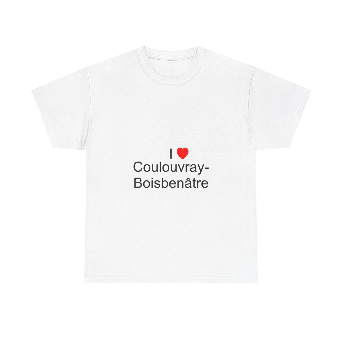 T-shirt I love Coulovray-Boisbenâtre