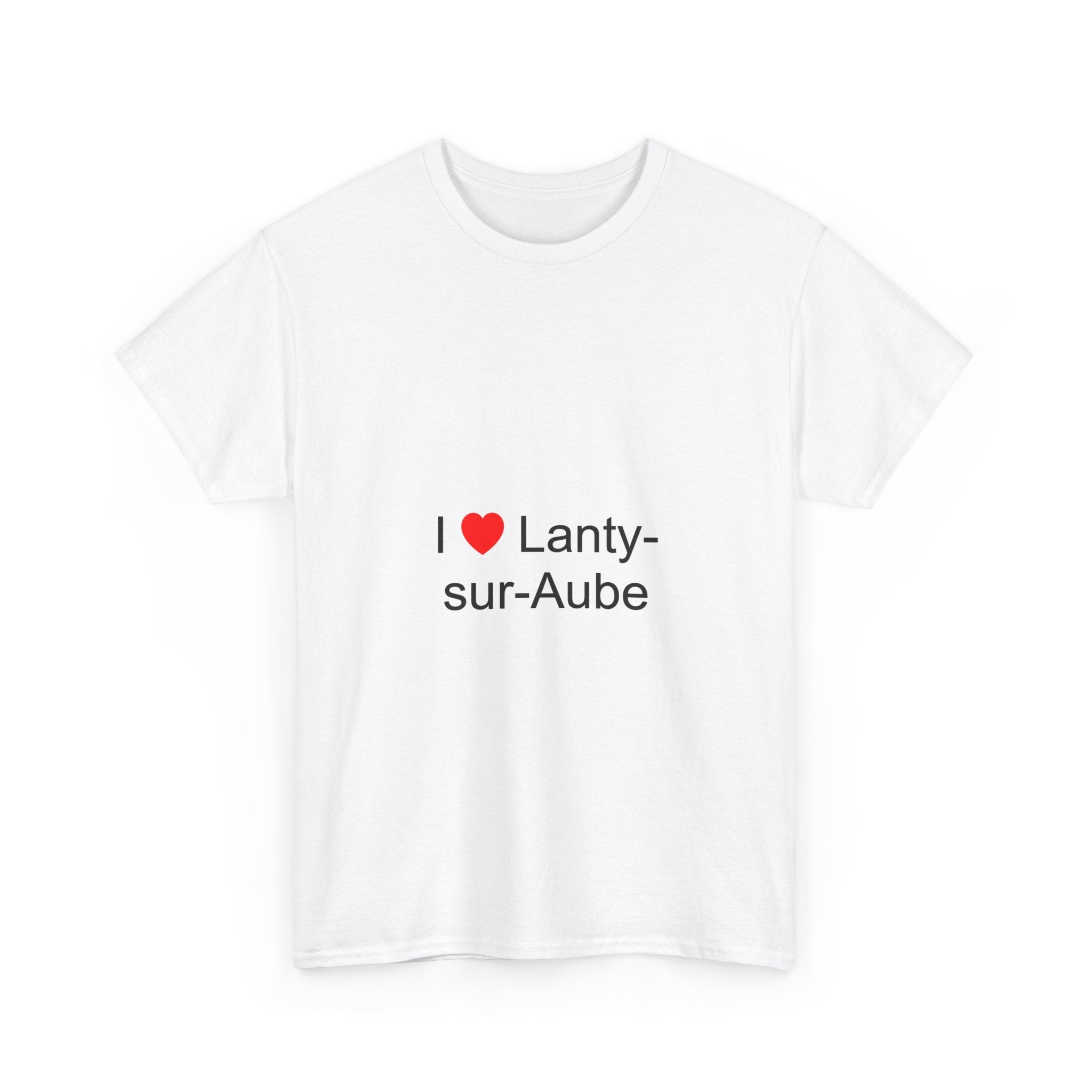 T-shirt I love lanty-sur-aube