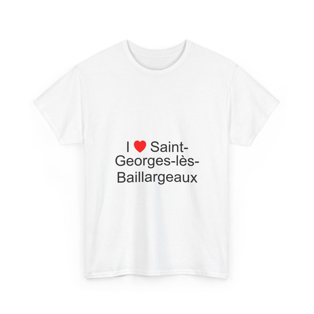 T-Shirt Ich liebe Saint-Georges-lès-Baillargeaux