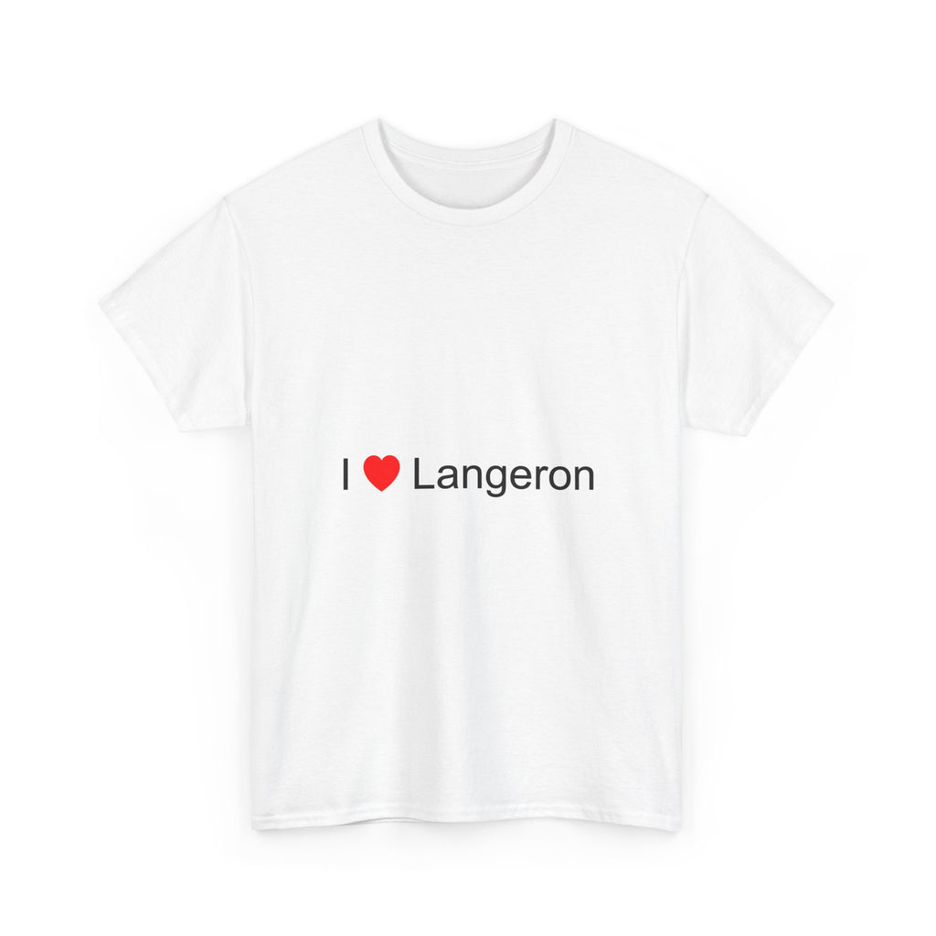 T-shirt I love langeron