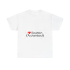 T-Shirt Ich liebe Bourbon-l'Archambault