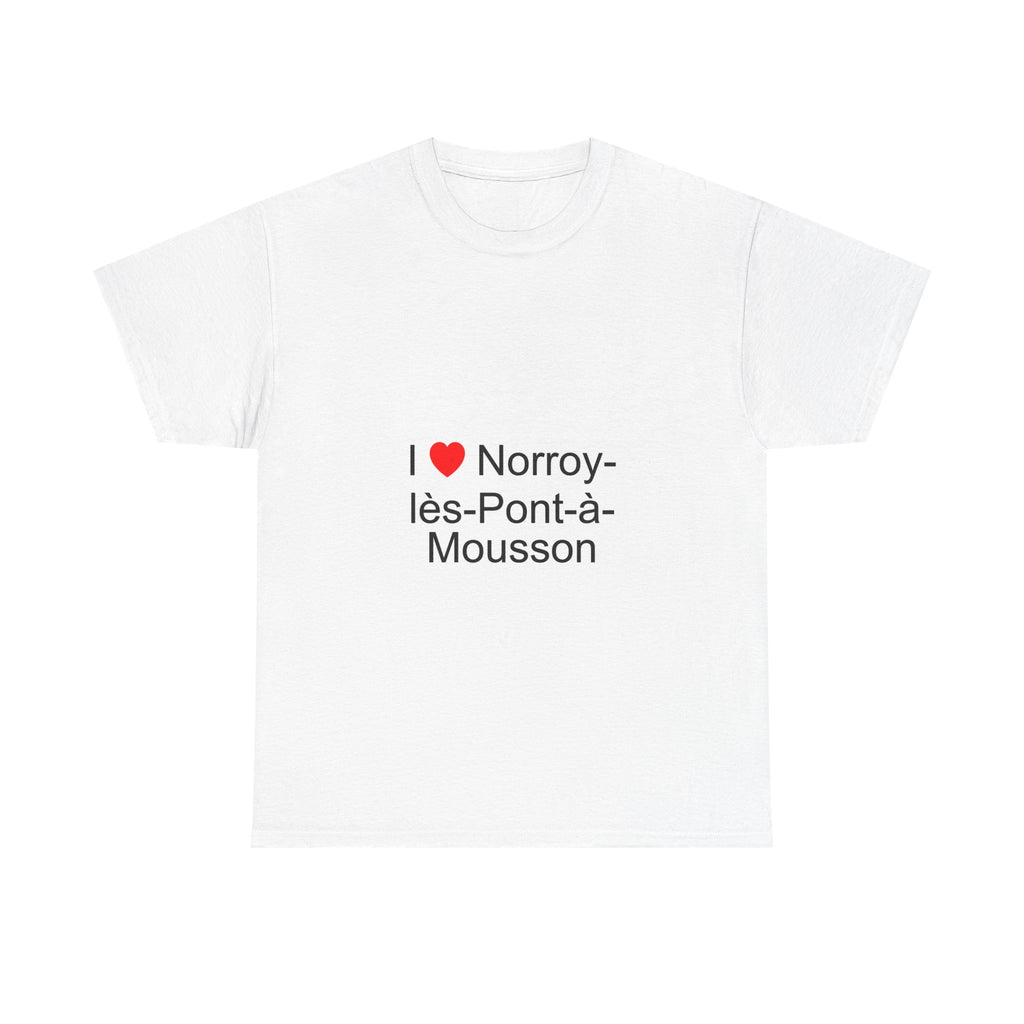 T-shirt I love norroy-lès-pont-à-mousson