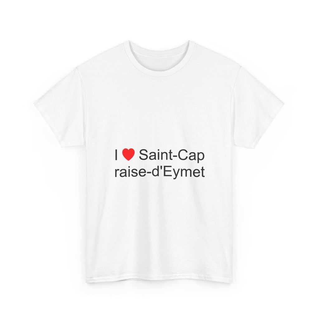 T-shirt I love saint-capraise-d'eymet