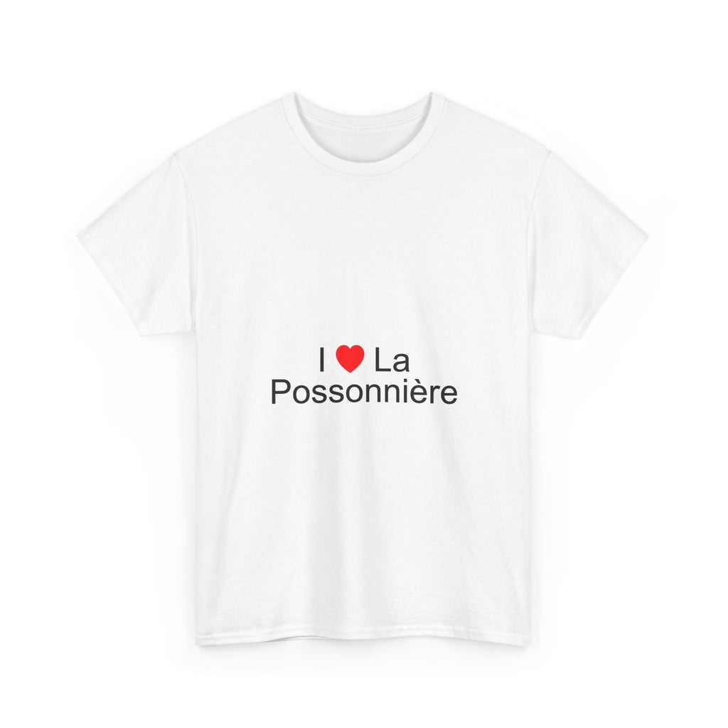 T-Shirt Ich liebe La Possonnière
