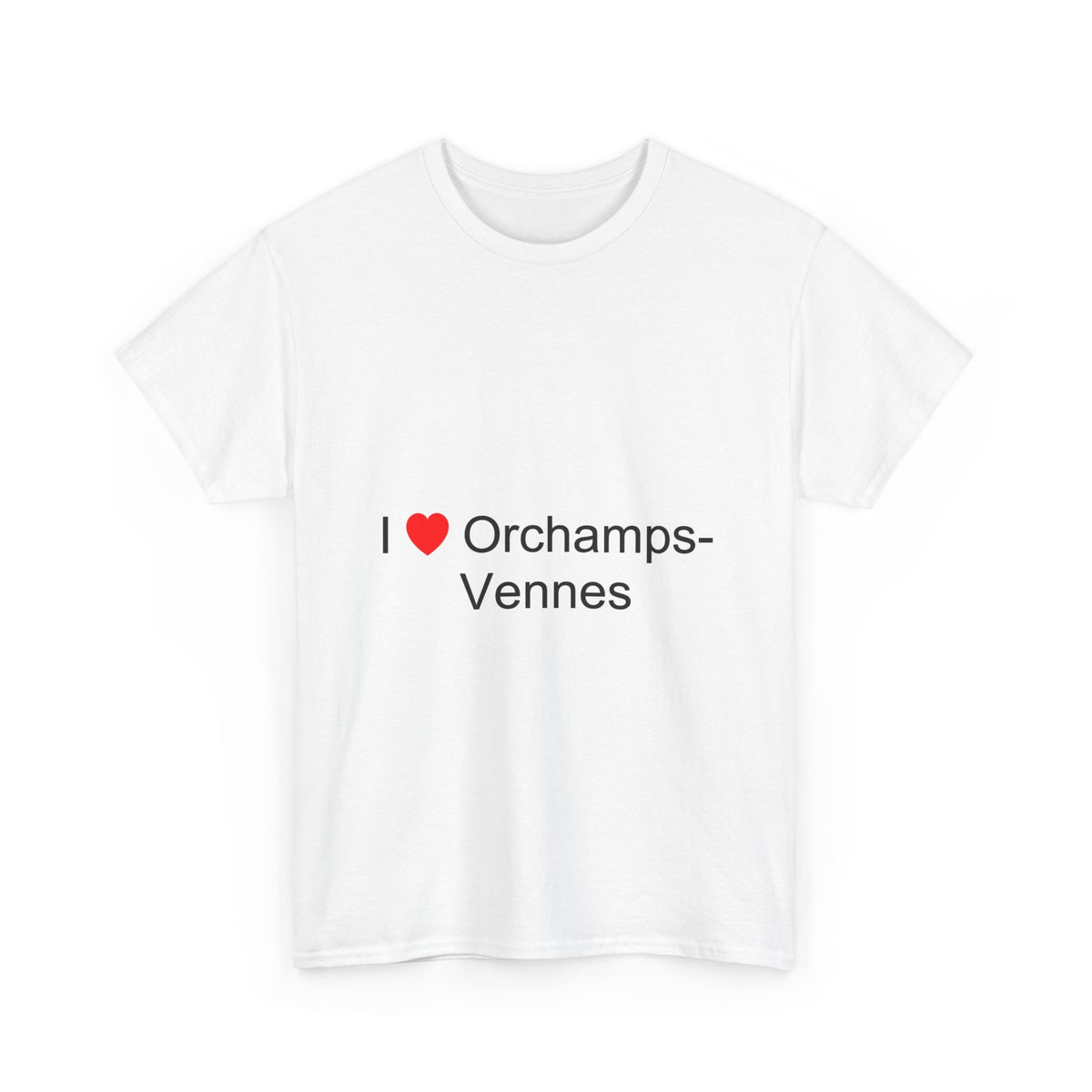 T-shirt I love orchamps-vennes