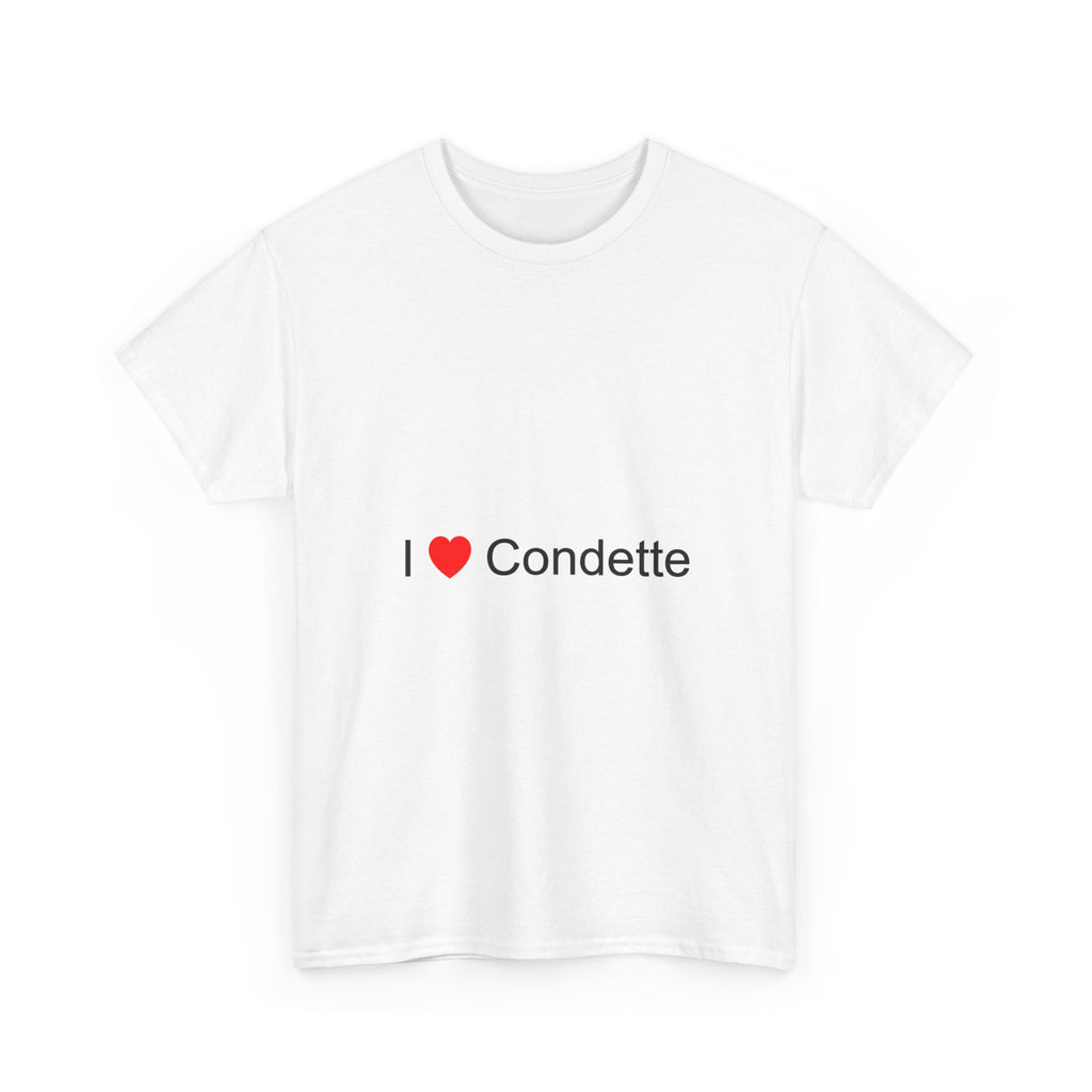 T-shirt I love condette