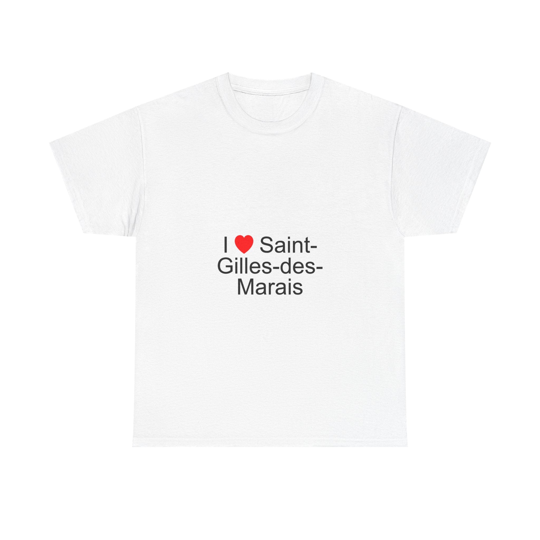 T-Shirt Ich liebe Saint-Gilles-des-Marais