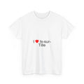T-shirt I love Is-sur-Tille
