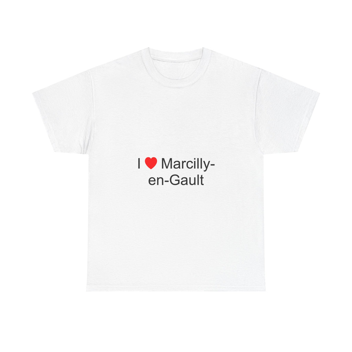 T-shirt I love marcilly-en-gault