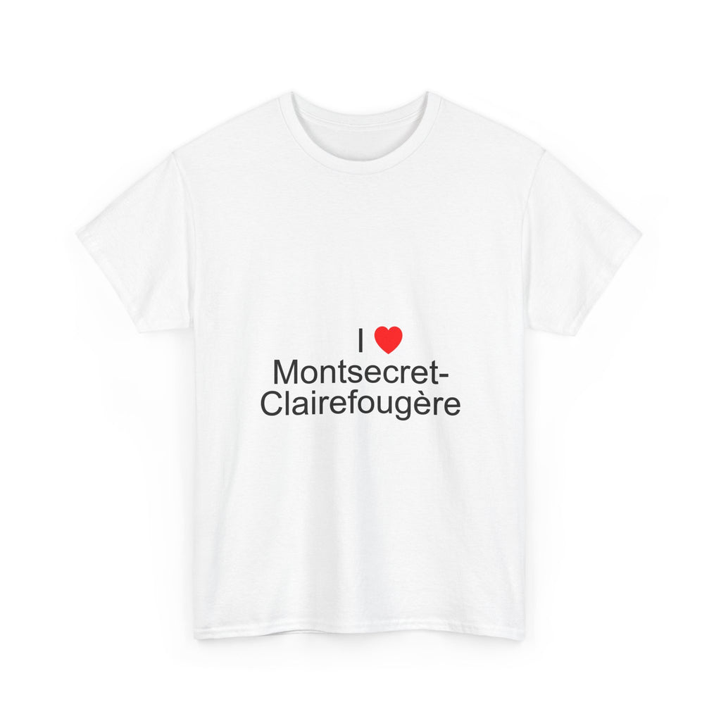 T-Shirt Ich liebe Montsecret-Clairefougère