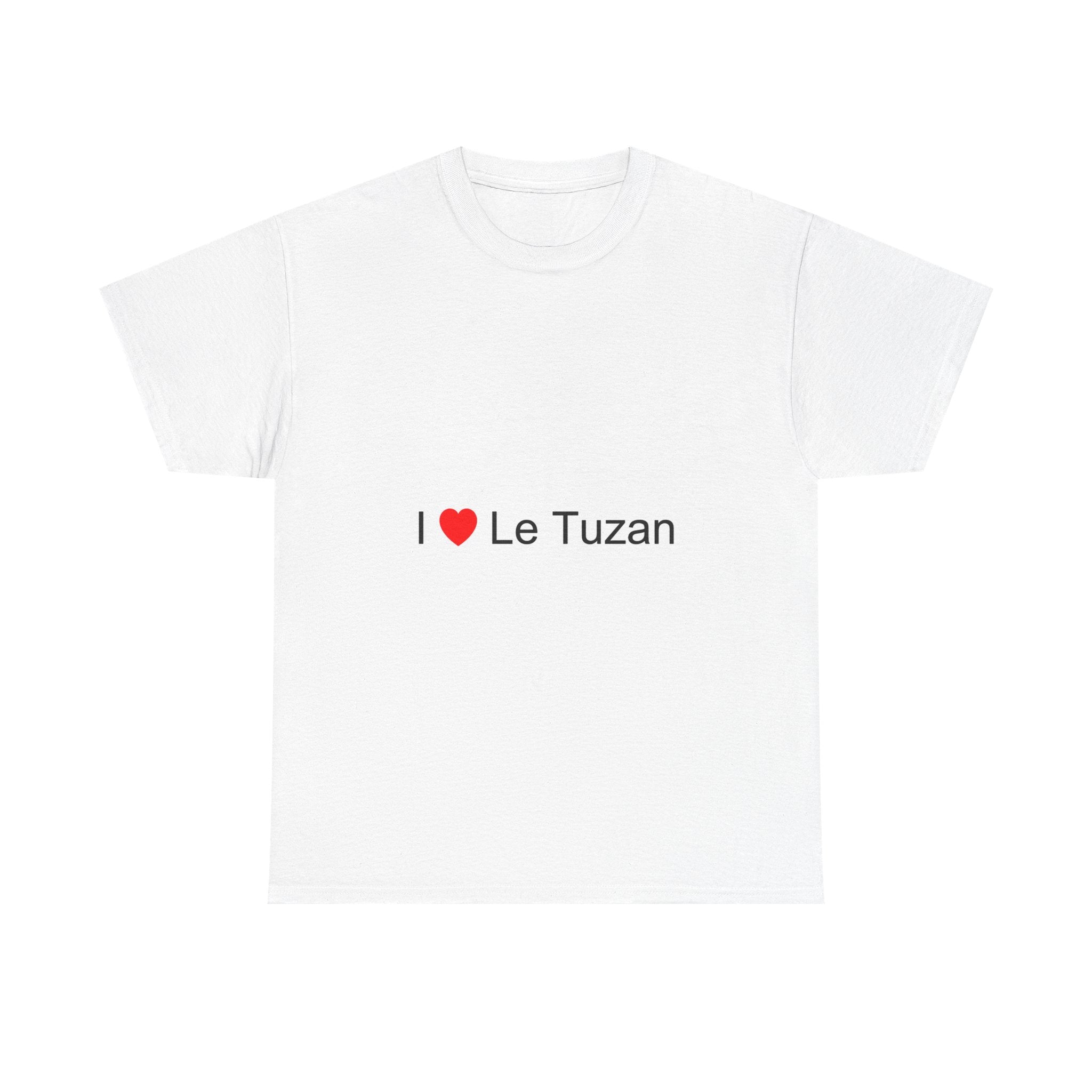 T-shirt I love Le Tuzan
