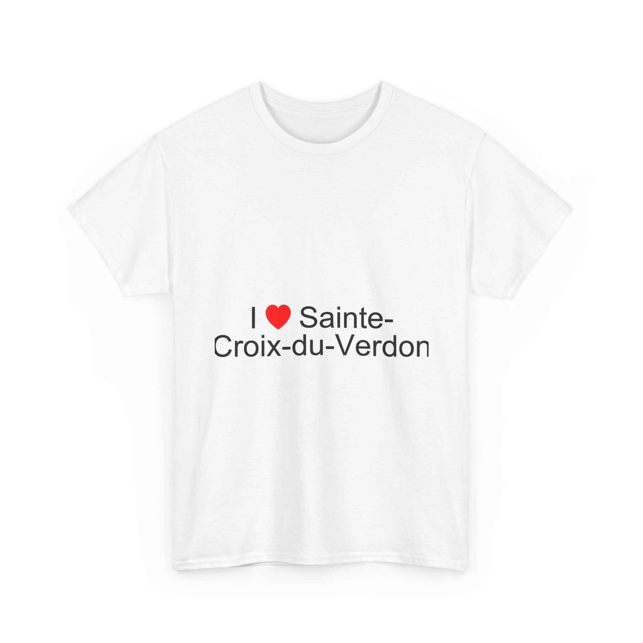 T-Shirt Ich liebe Sainte-Croix-du-Verdon