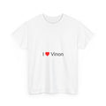 T-shirt I love wine