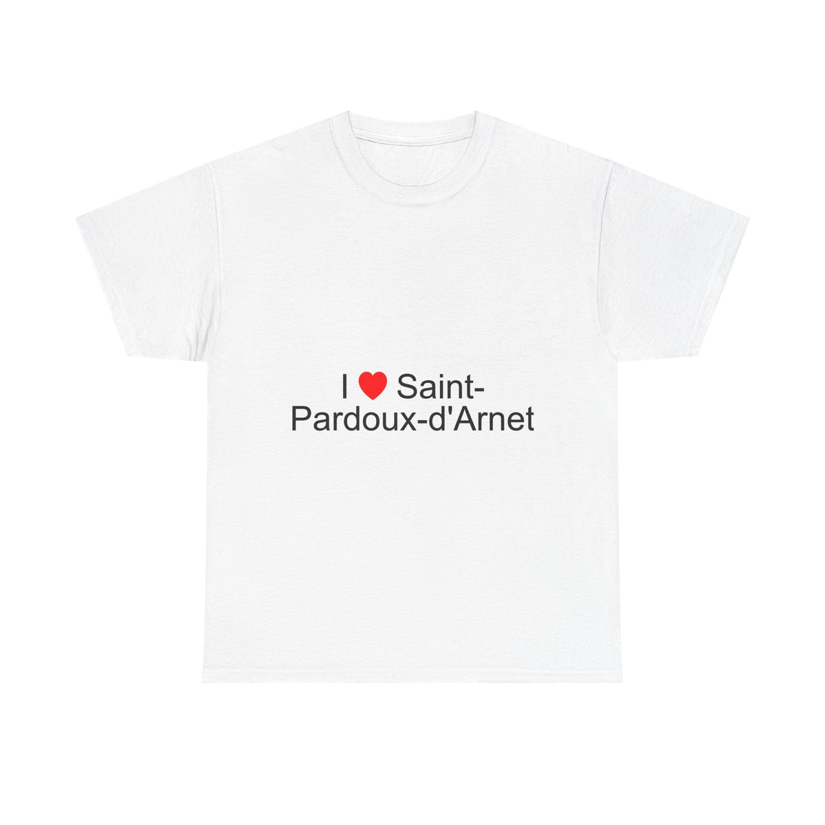 T-Shirt I love Saint-Pardoux-d'Arnet