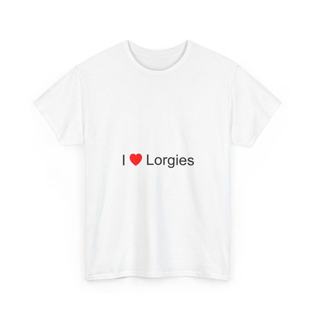 T-shirt I love orgies