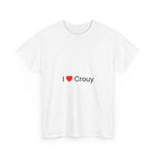 I love Crouy T-shirt