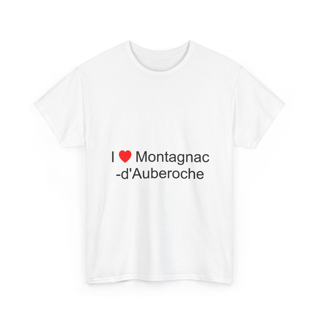 T-shirt I love montagnac-d'auberoche