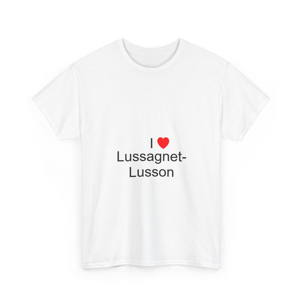 T-Shirt Ich liebe Lussagnet-Lusson