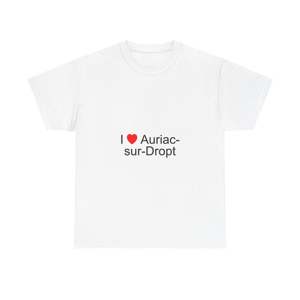 T-shirt I love auriac-sur-dropt