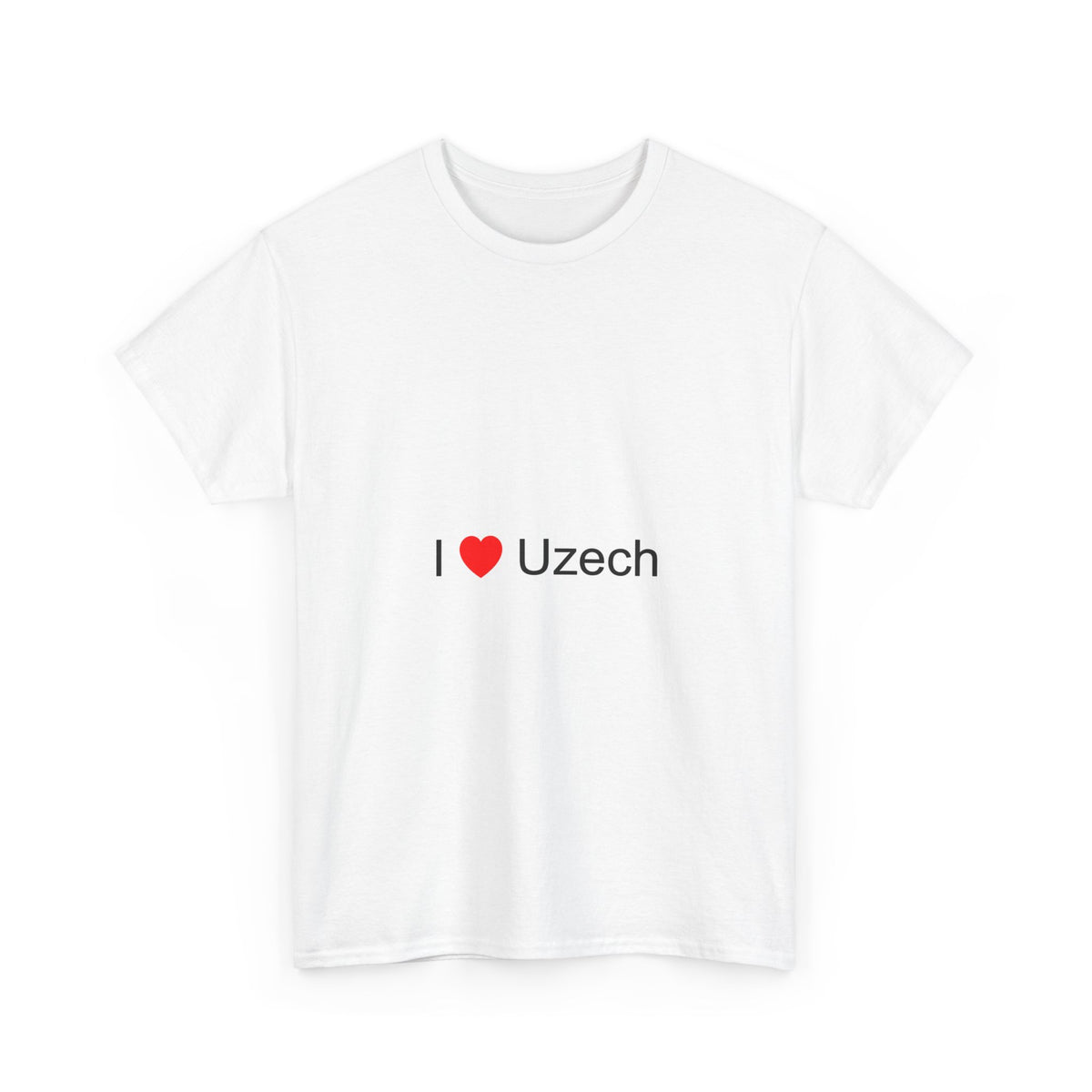 T-shirt I love uzech