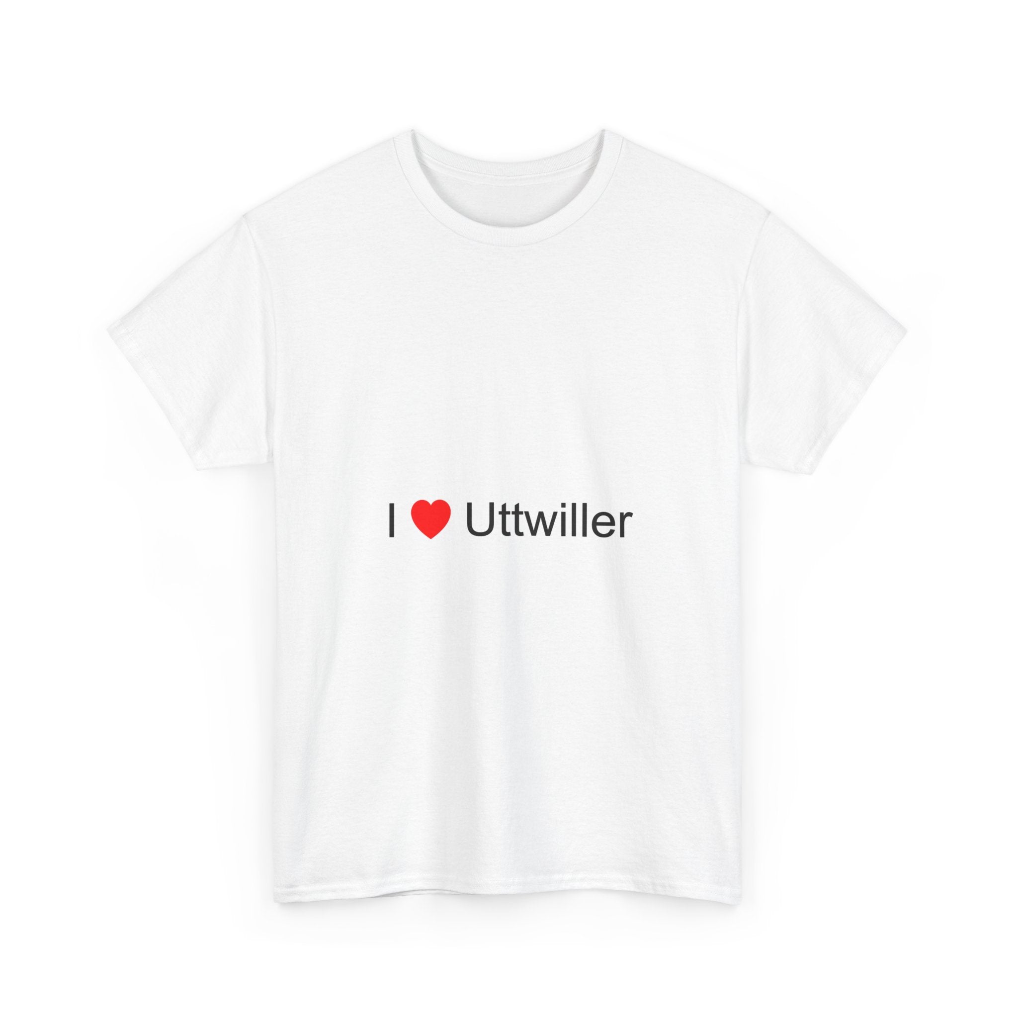 T-shirt I love uttwiller