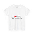 T-Shirt Ich liebe Saint-Denis-d'Aclon