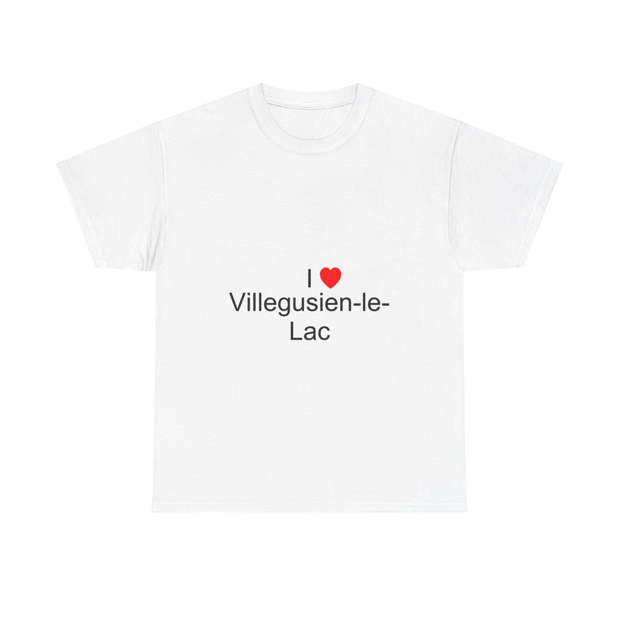 T-shirt I love Villegusien-le-Lac