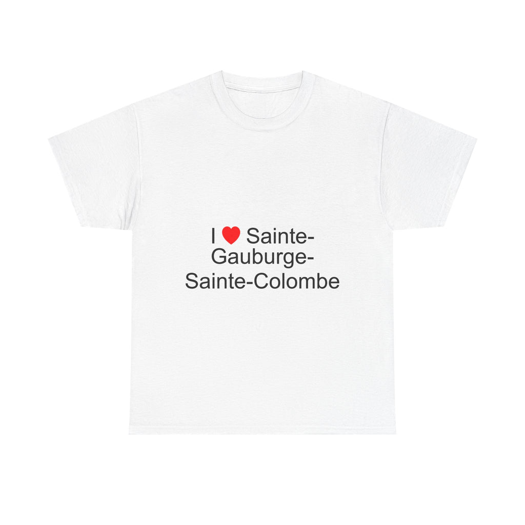 T-Shirt Ich liebe Sainte-Gauburge-Sainte-Colombe