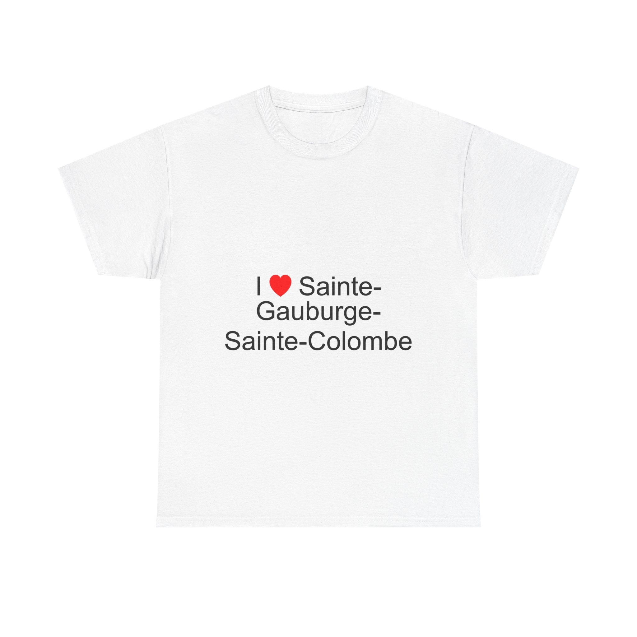 T-Shirt Ich liebe Sainte-Gauburge-Sainte-Colombe