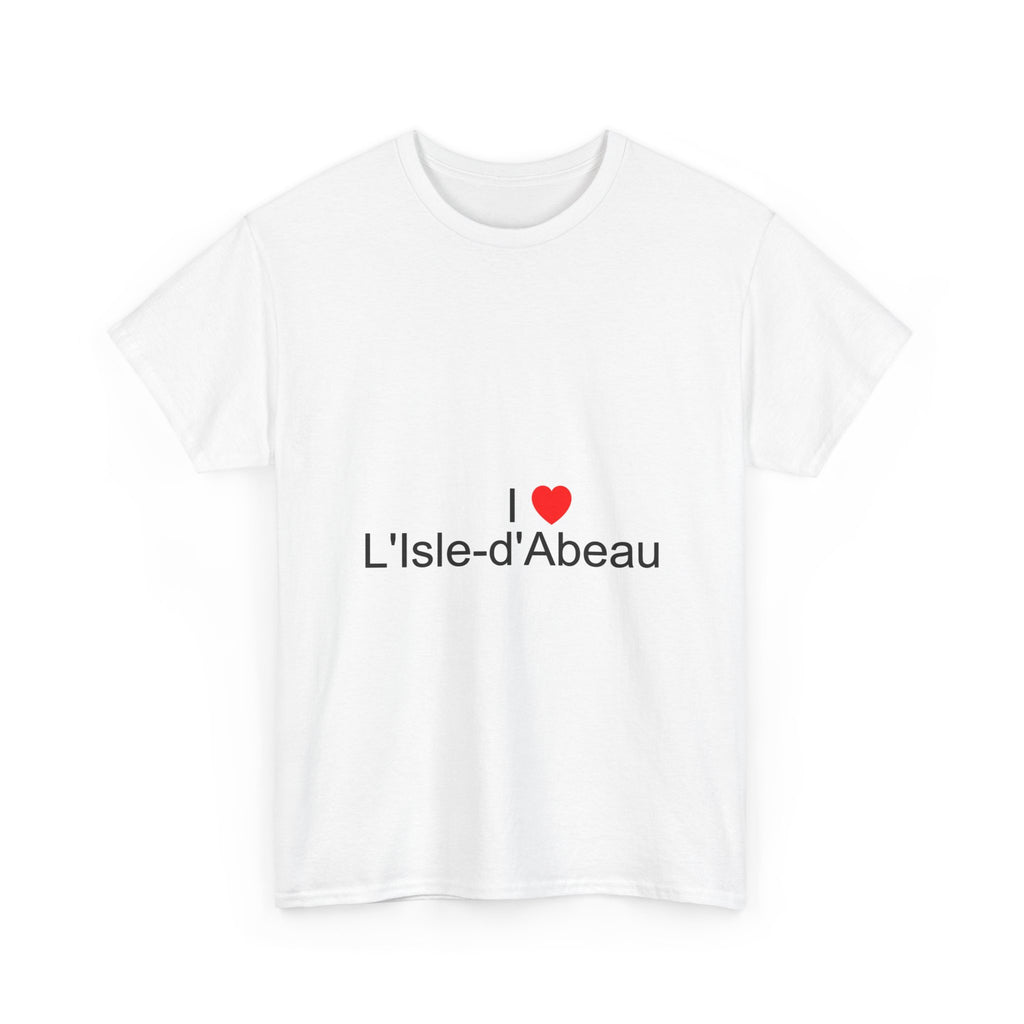 T-shirt I love L'Isle-d'Abeau