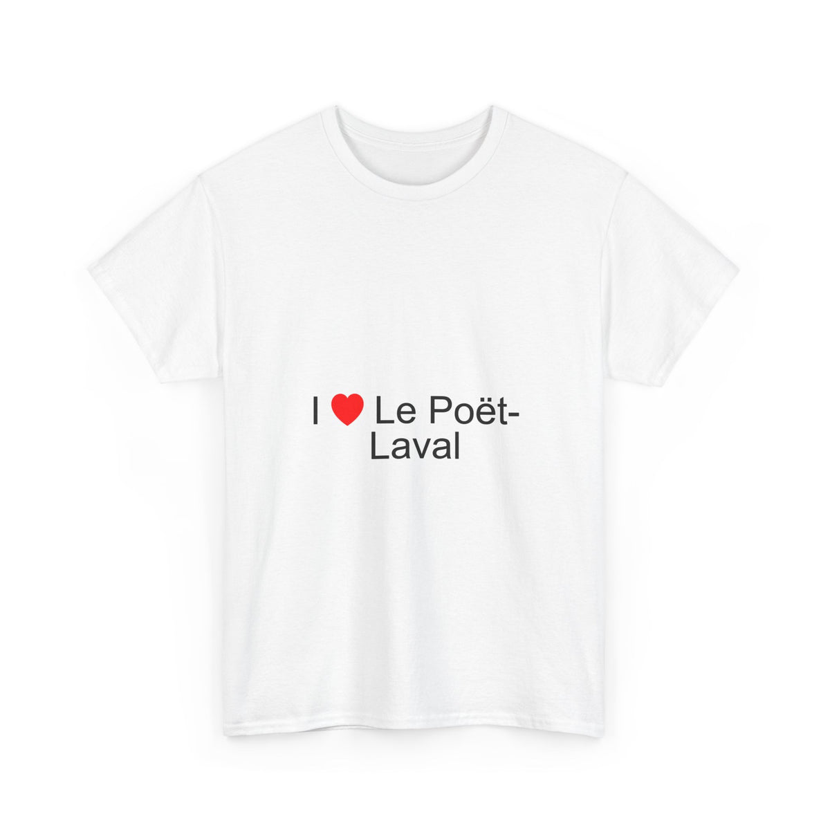 T-shirt I love le poët-laval