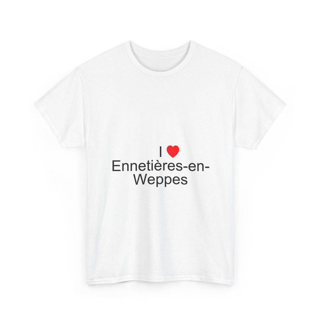 T-Shirt "I love Ennetières-en-Weppes"