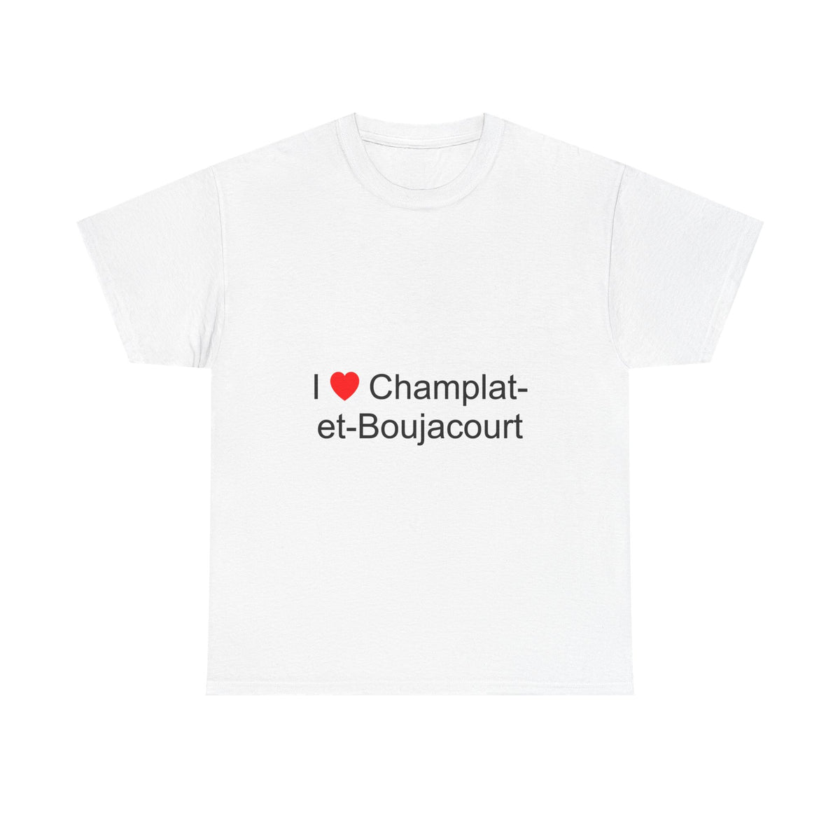 T-shirt I love Champlat-et-Boujacourt